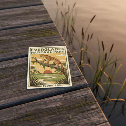 Everglades National Park Panther Sticker