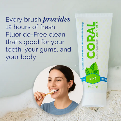 Nano Silver Mint Toothpaste 3 Pack