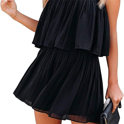 Sleek Sleeveless Halter Backless Jumpsuit
