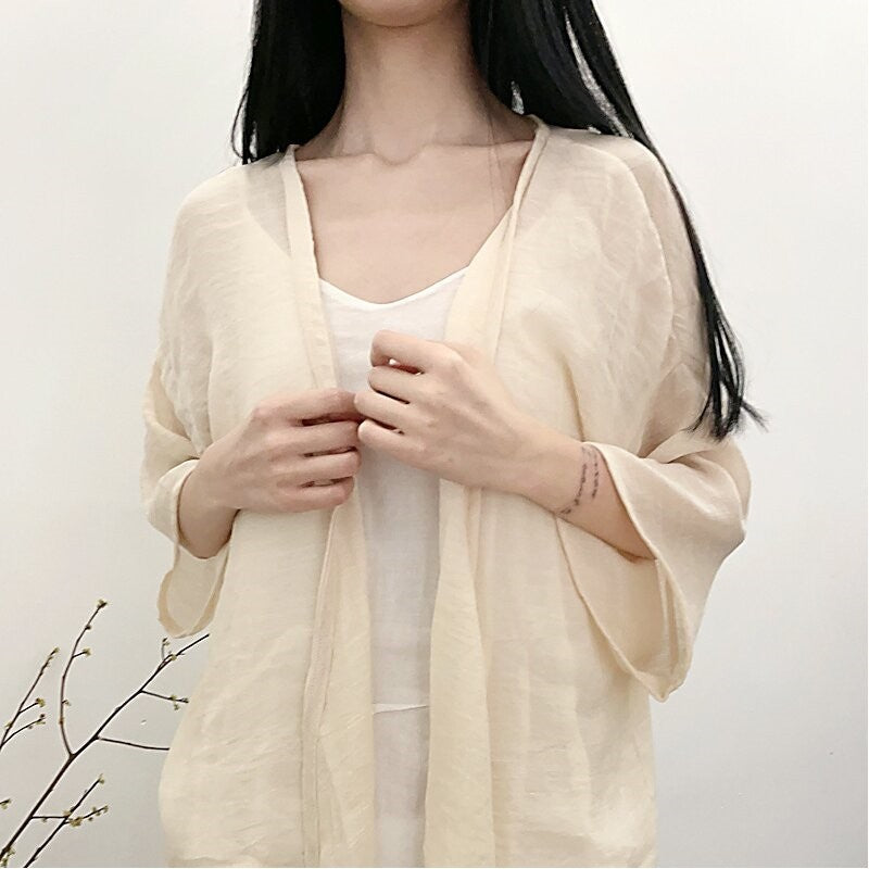 Versatile Bamboo Joint Sun Protection Shirt in Solid Color