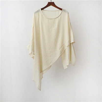 Lightweight Asymmetric Hem Solid Color Cardigan