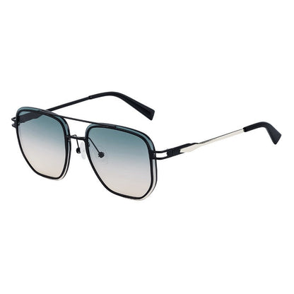 Stylish Rimless Metal Square Sunglasses For Men