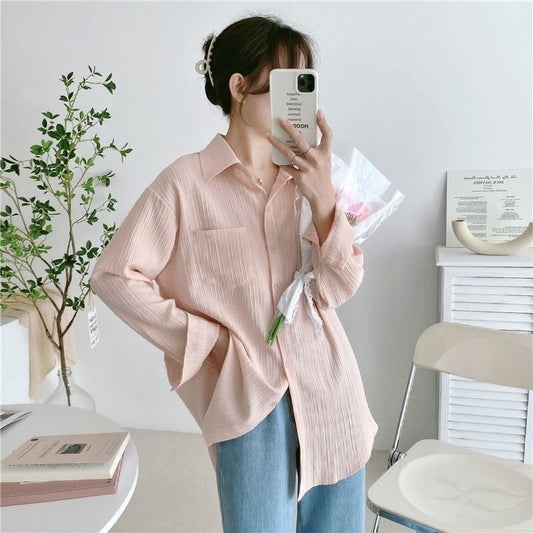 Stylish and Versatile Solid Color Sun Protection Cardigan