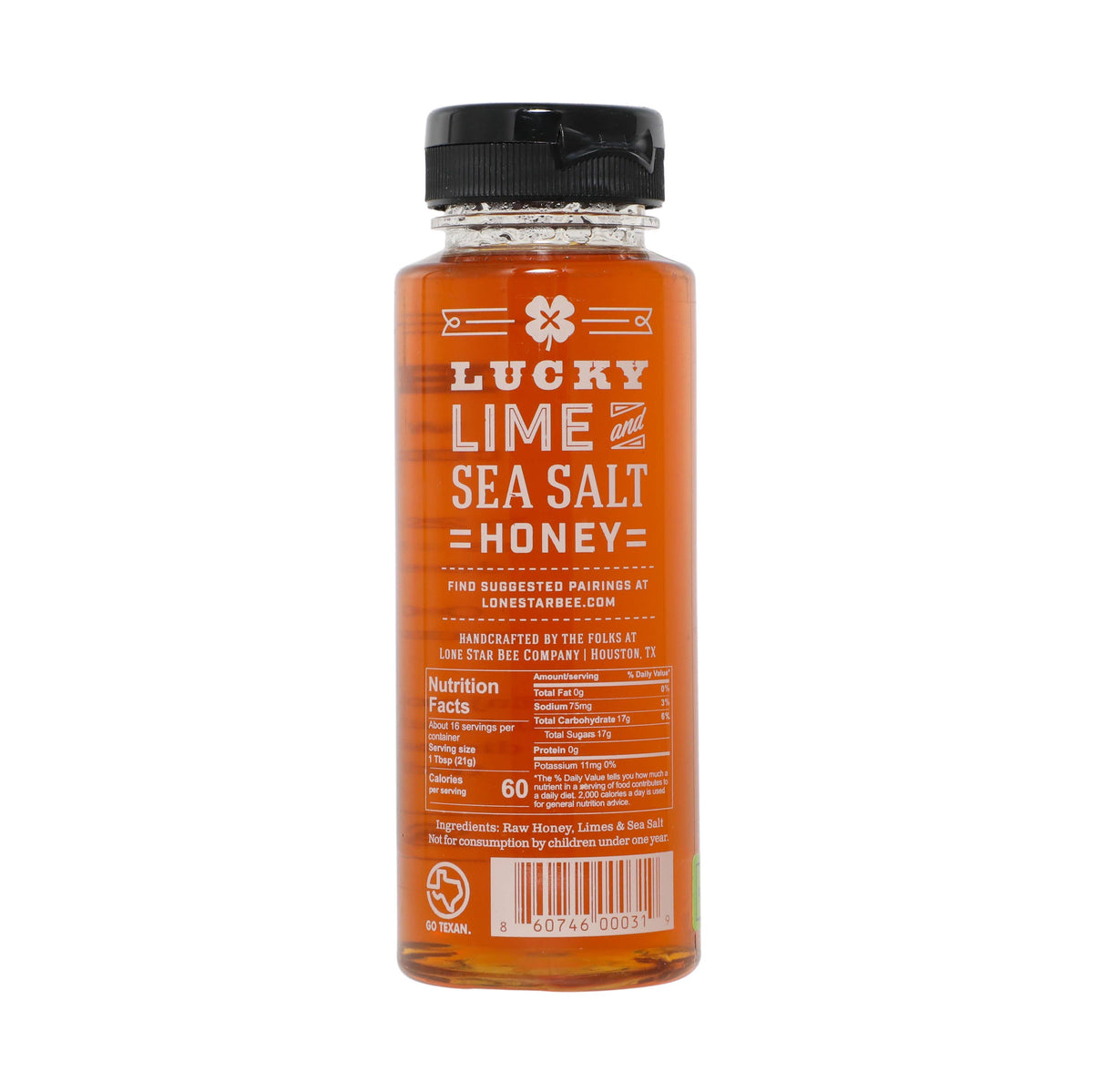 Honey - Lucky Lime & Sea Salt (12 oz)