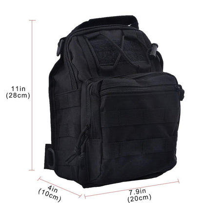 JupiterGear Tactical Military Sling Backpack Shoulder Bag Molle Outdoor Daypack Backpack with Adjustable Strap