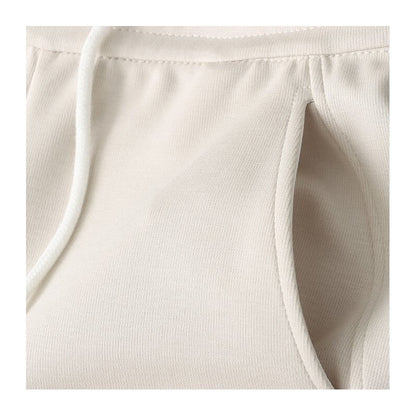 High-Waisted Flared Pants with Velvet-Lined Interior