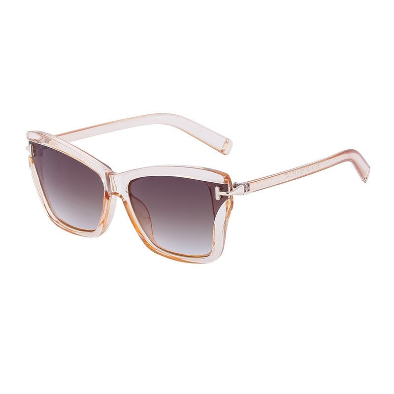 Ladies Fashion Cat Eye Slim Leg Sunglasses