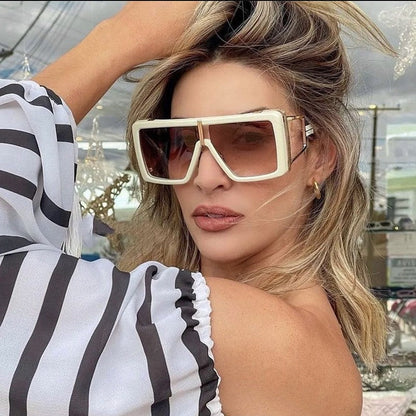 Large Frame Sunglasses With Full UV Protection