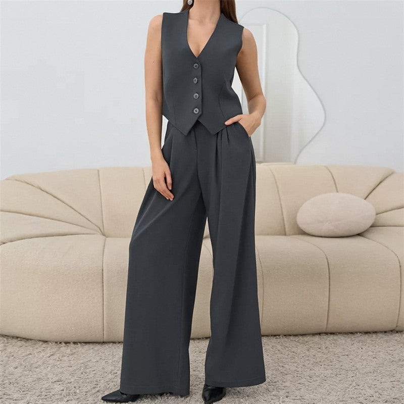 Cozy Hooded Cardigan and Long Pants Lounge Wear Set