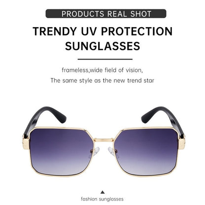 Fashion Square Full Frame UV400 Sun Protection Outdoor Driving Sunglasses