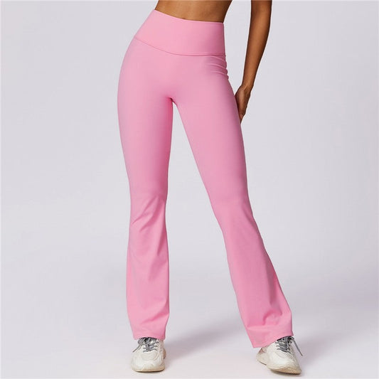 Slightly Flared High-Waisted Casual Sweatpants