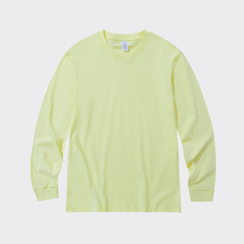 Casual Men's Solid Color Long Sleeve Tee