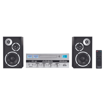 Victor Milwaukee II Desktop BT CD Stereo System - Refurbished
