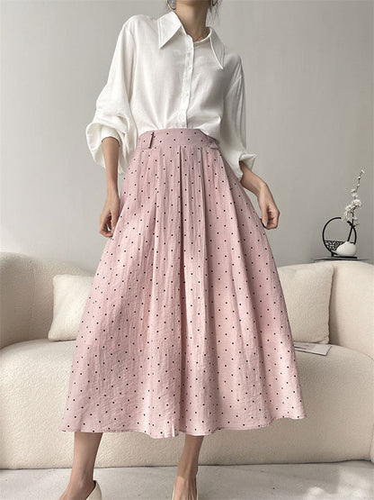 Loose Puff Sleeves Pleated Split-Joint Sun Protection Lapel Blouses