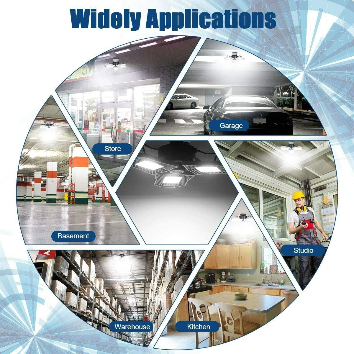 Led Garage Light-Led Adjustable Light-T Led Light
