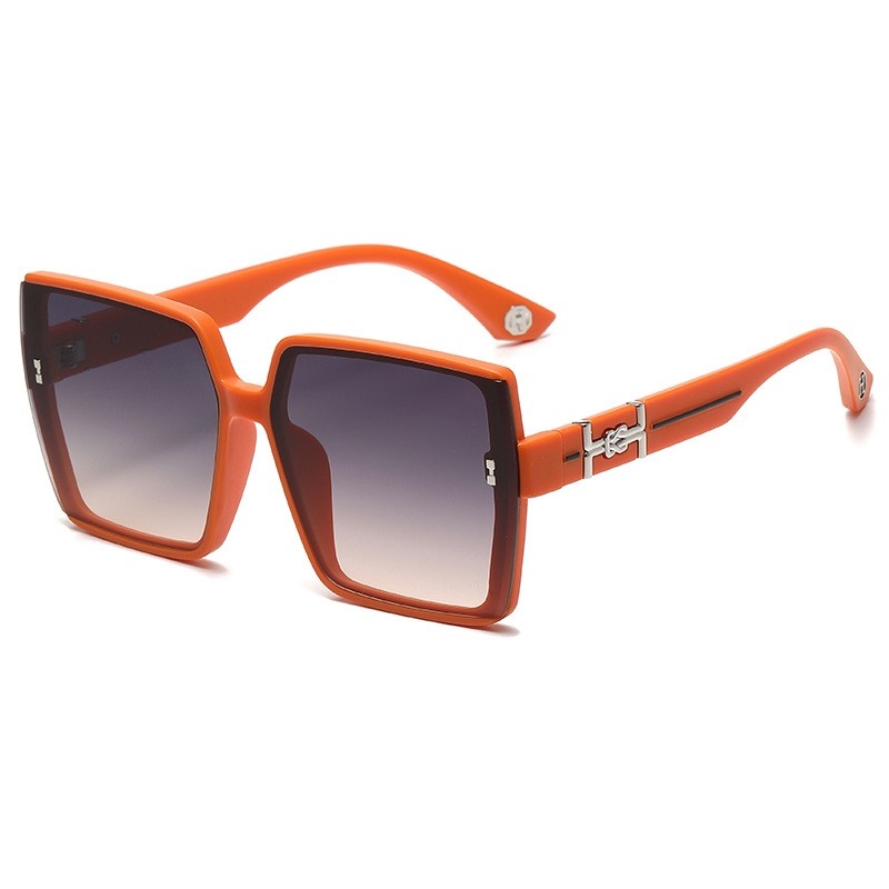 Fashion Large Square Frame UV400 Sun Protection Polarized Sunglasses