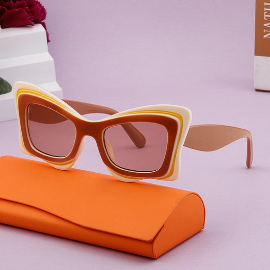 Fashion Full Butterfly Frame UV400 UV Protection Outdoor Eyewear Sunglasses