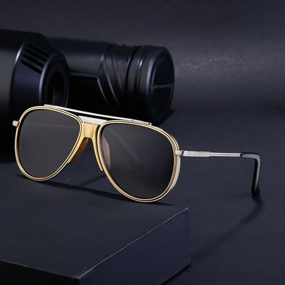 Fashion Full Frame Aviator UV400 UV Protection Outdoor Sunglasses