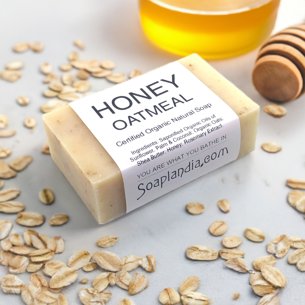 Honey Oatmeal Bar Soap, Certified Organic