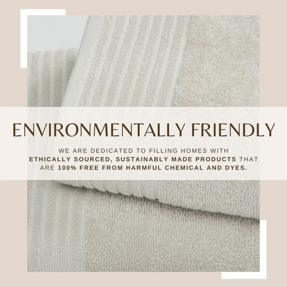 6 Pack Cotton Hand Towels - Kasper Collection