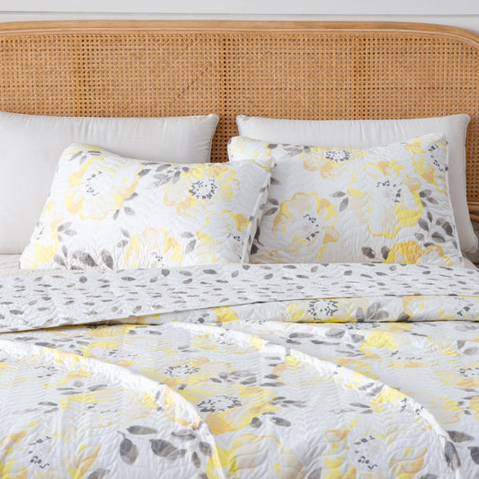 Floral Quilt Set - Helene Collection