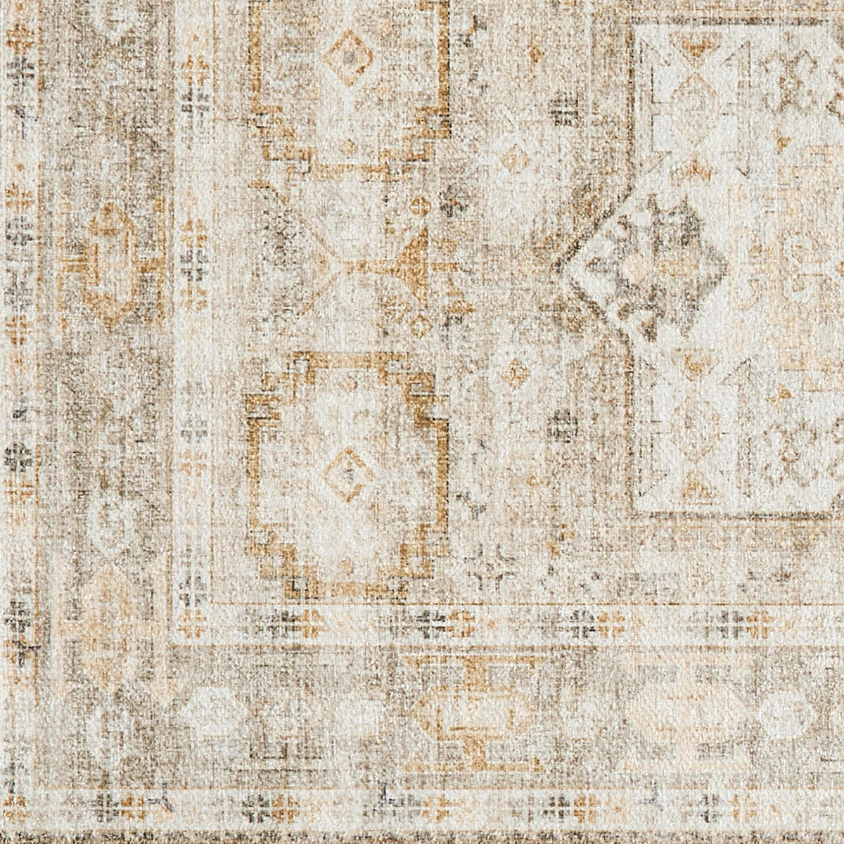 Medallion Machine Washable Accent Area Rug 5' x 7' - Nava Collection