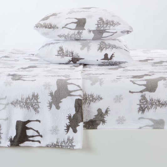 Printed Plush Sheet - Velvet Luxe Collection