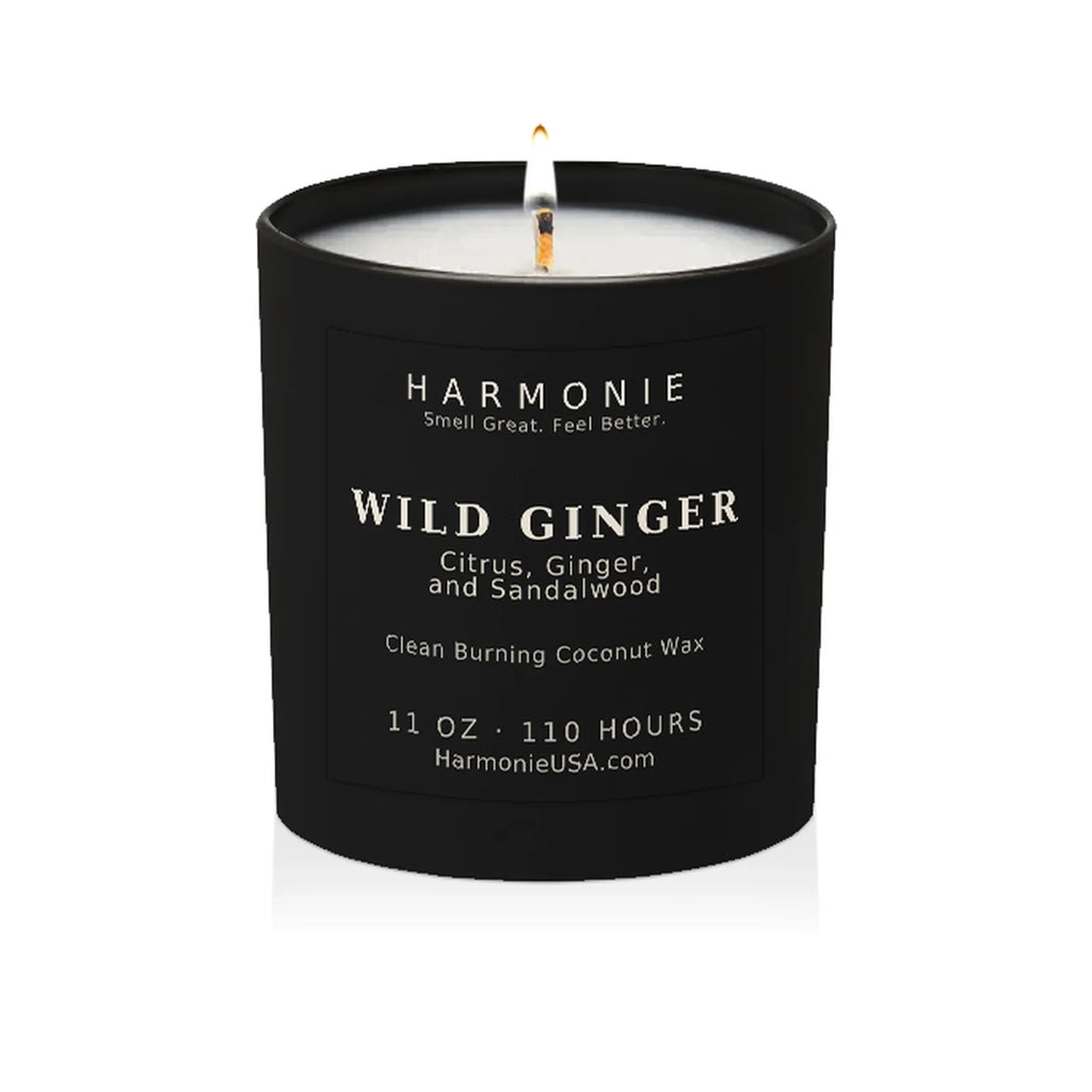 Wild Ginger Candle - Invigorating Aromatherapy | Harmonie