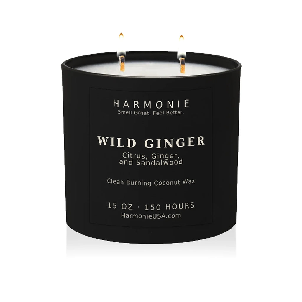 Wild Ginger Candle - Invigorating Aromatherapy | Harmonie
