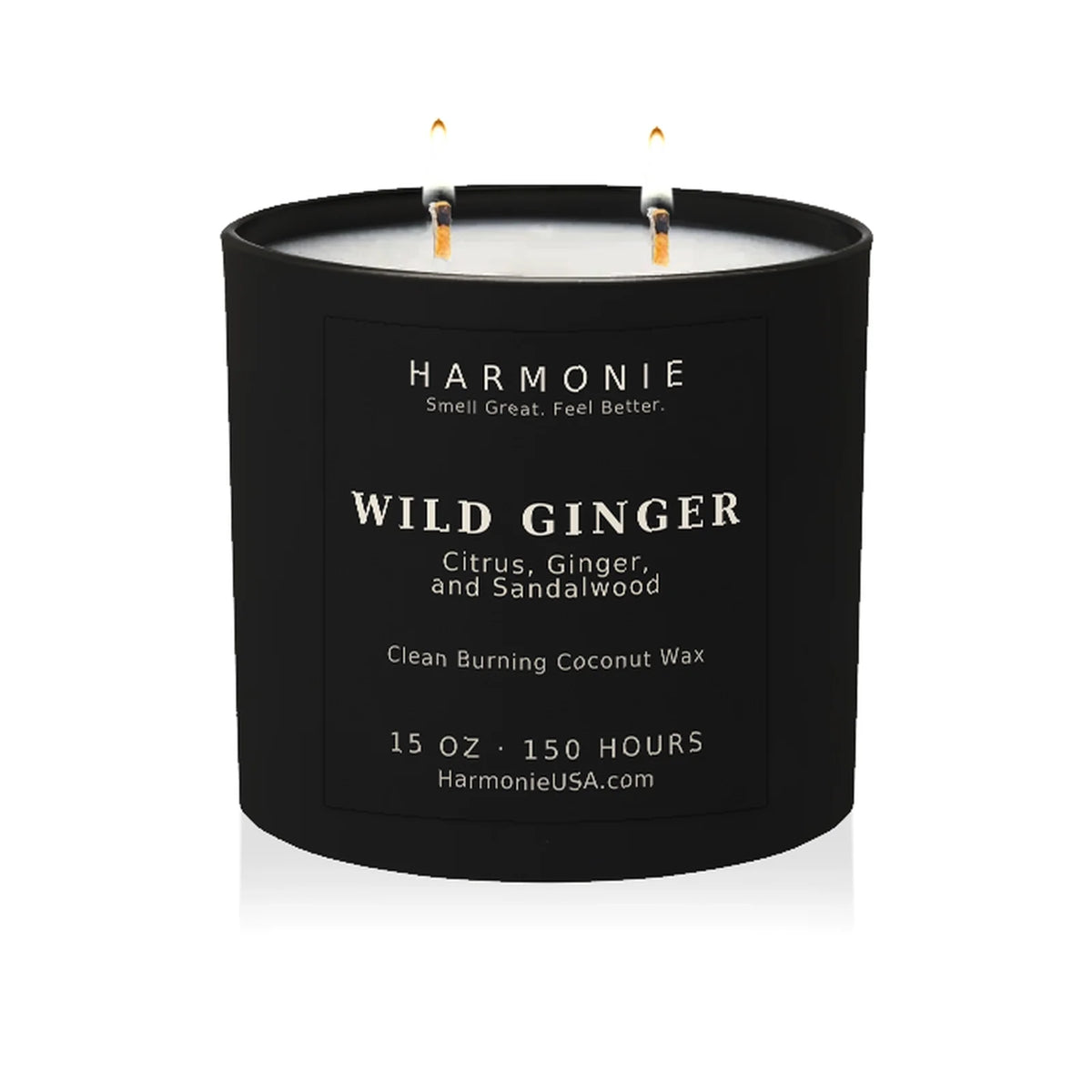 Wild Ginger Candle - Invigorating Aromatherapy | Harmonie