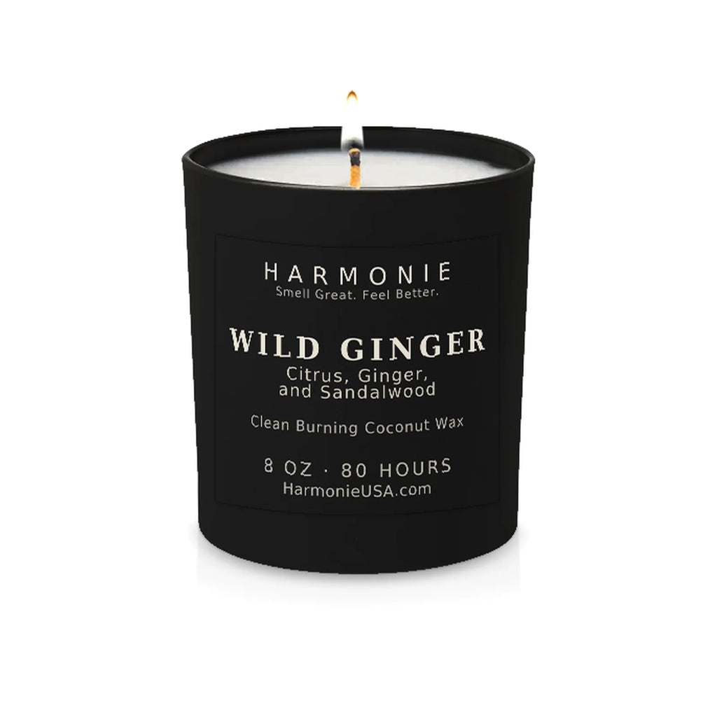 Wild Ginger Candle - Invigorating Aromatherapy | Harmonie