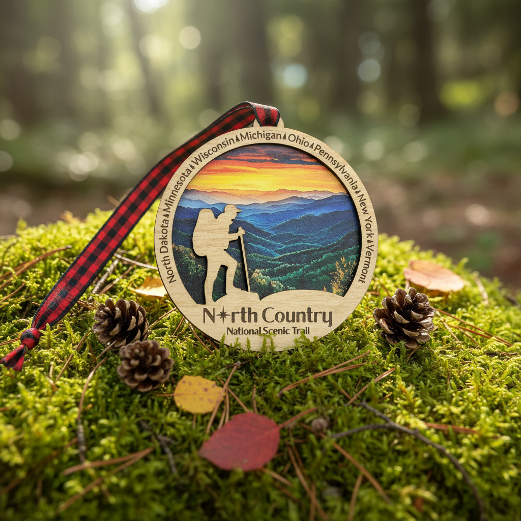 North Country Trail Mountain View Ornament