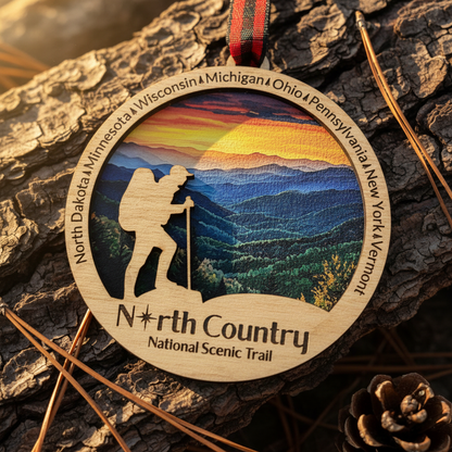 North Country Trail Mountain View Ornament
