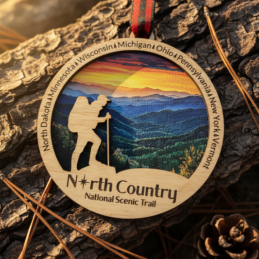 North Country Trail Mountain View Ornament