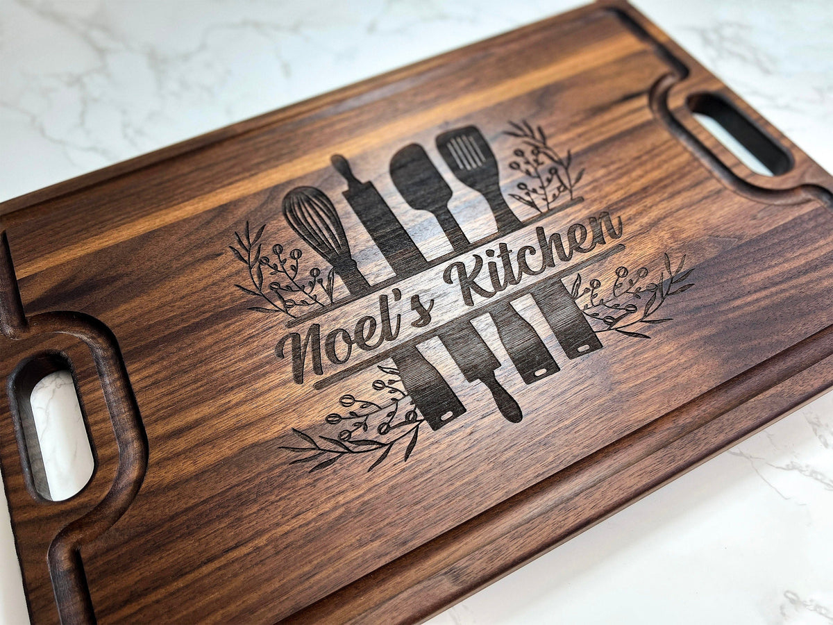 Personalized Mothers Day Cutting Board, Custom Gift for Wife, Gift for her, Personalized Mother's Day Gift, Gift For Grandma, USA Made