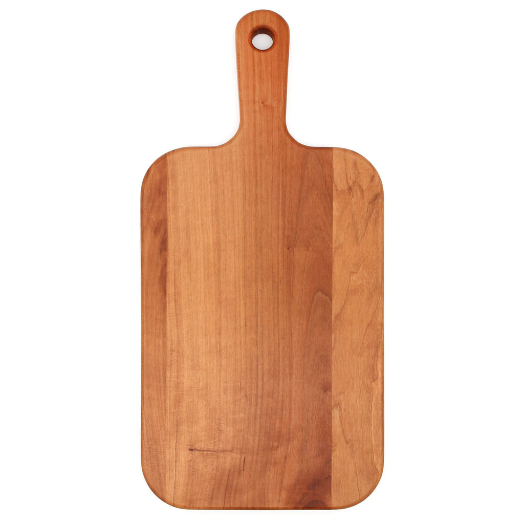 Personalized Last Name Letter Charcuterie Board, Monogram Cherry Wood Paddle Board, Mother’s Day Gift, Wedding Gift, Made in The USA