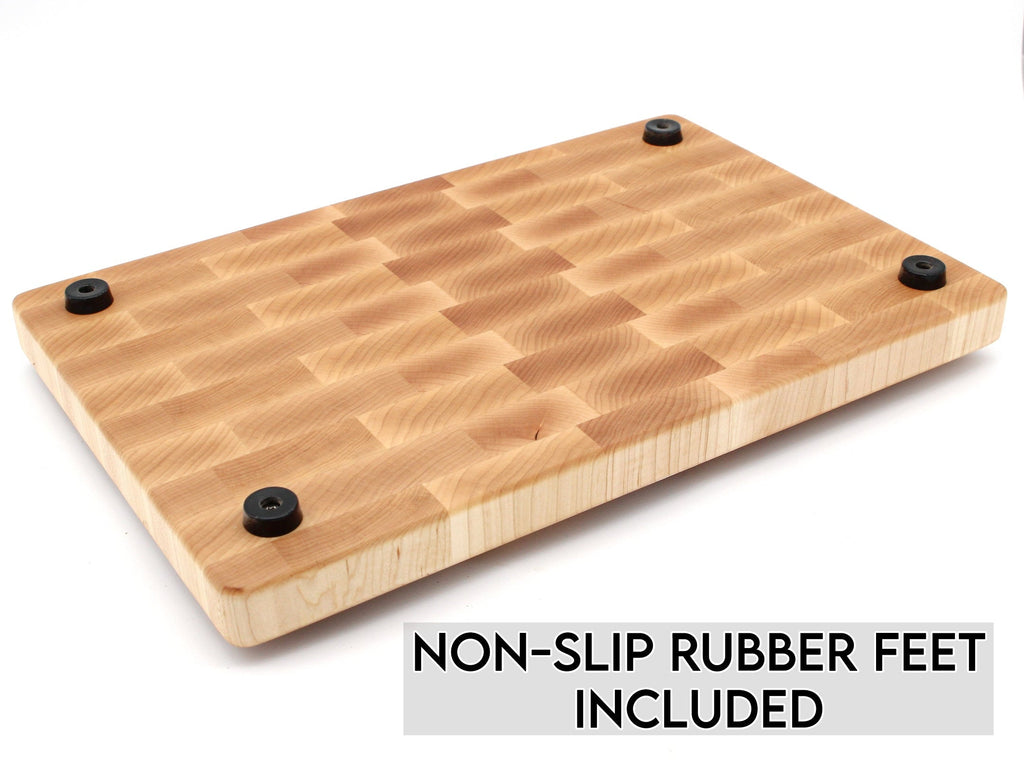 Wedding Gift, Extra Large End Grain Walnut Cutting Board, End Grain Butcher Block with Rubber Feet, Mother's Day, Anniversary Gift, USA Made