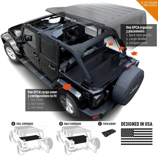 Jeep Wrangler JK 4DR Cargo Freedom Pack LITE (2007-2018)