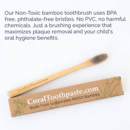 Nano Silver Kids Bamboo Toothbrush