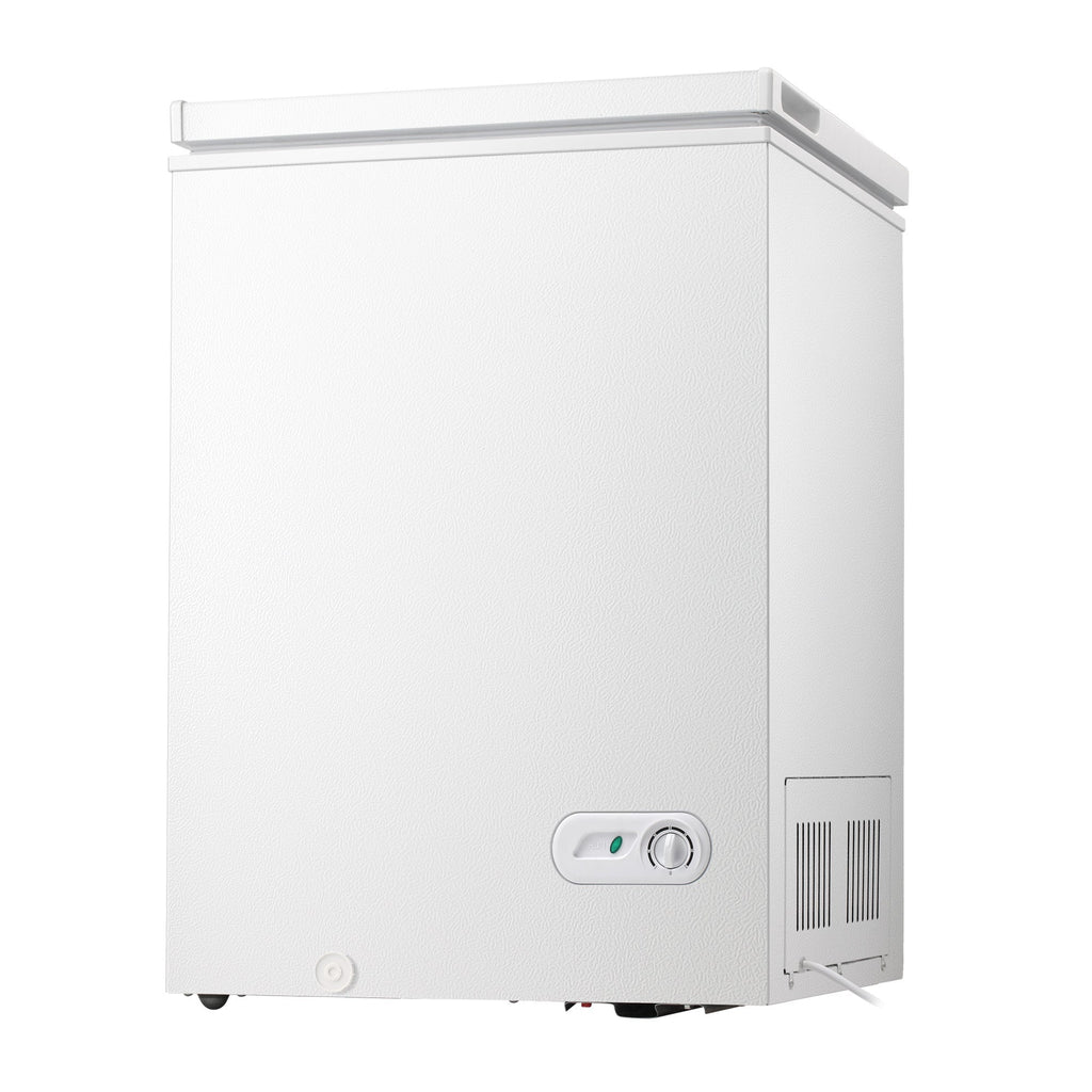 Kismile 7.0/3.5 Cubic Feet Chest Freezer with Removable Basket Free Standing