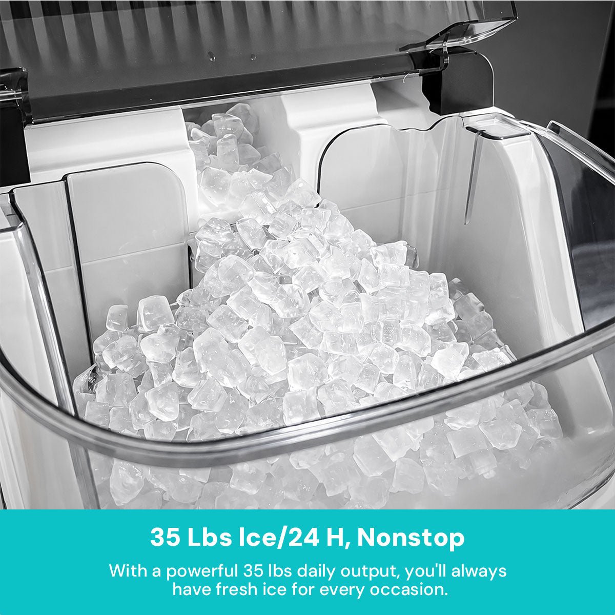 Kismile Nugget Countertop Ice Maker Z5825NB