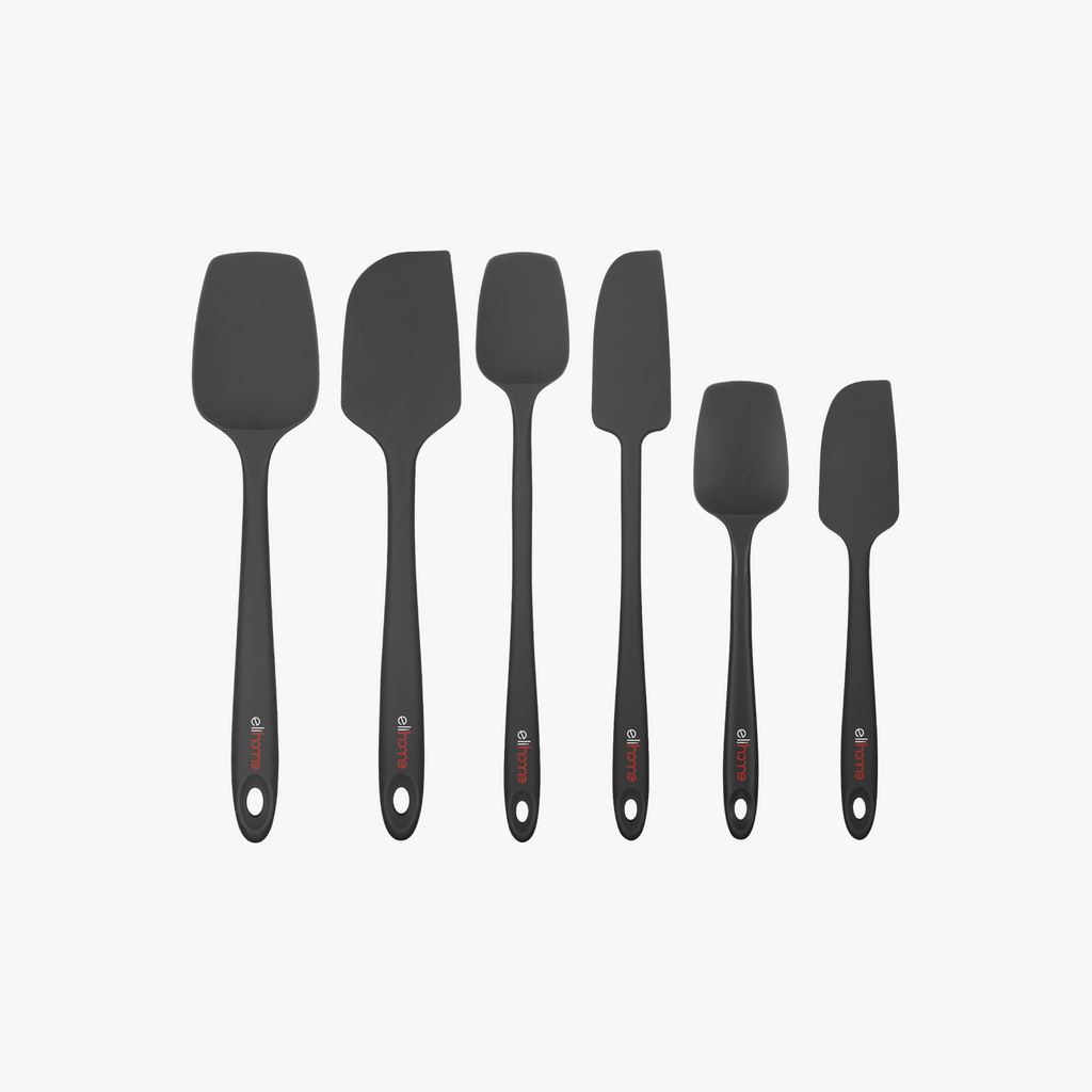 Elihome 6 Piece Silicone Spatula Set