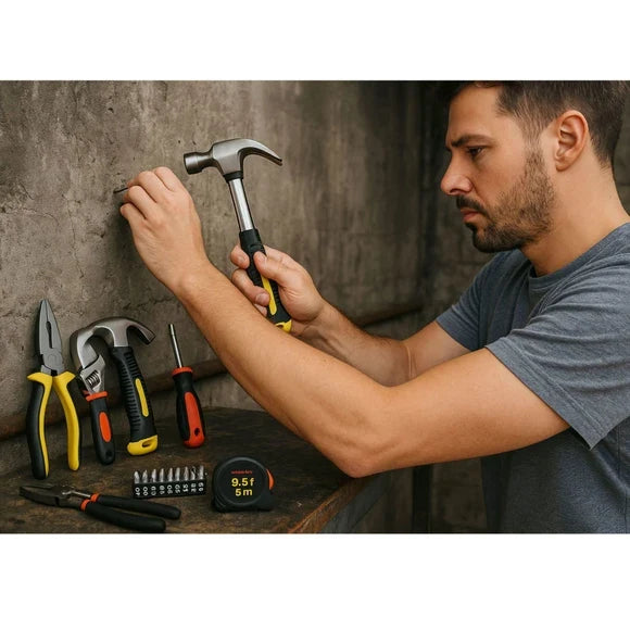 All-in-One Multi-Purpose Household Tool Set with Essential Hand Tools