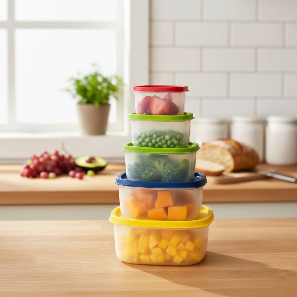 20-Piece Variety Pack Food Storage Containers Set (10 Containers + 10 Lids)