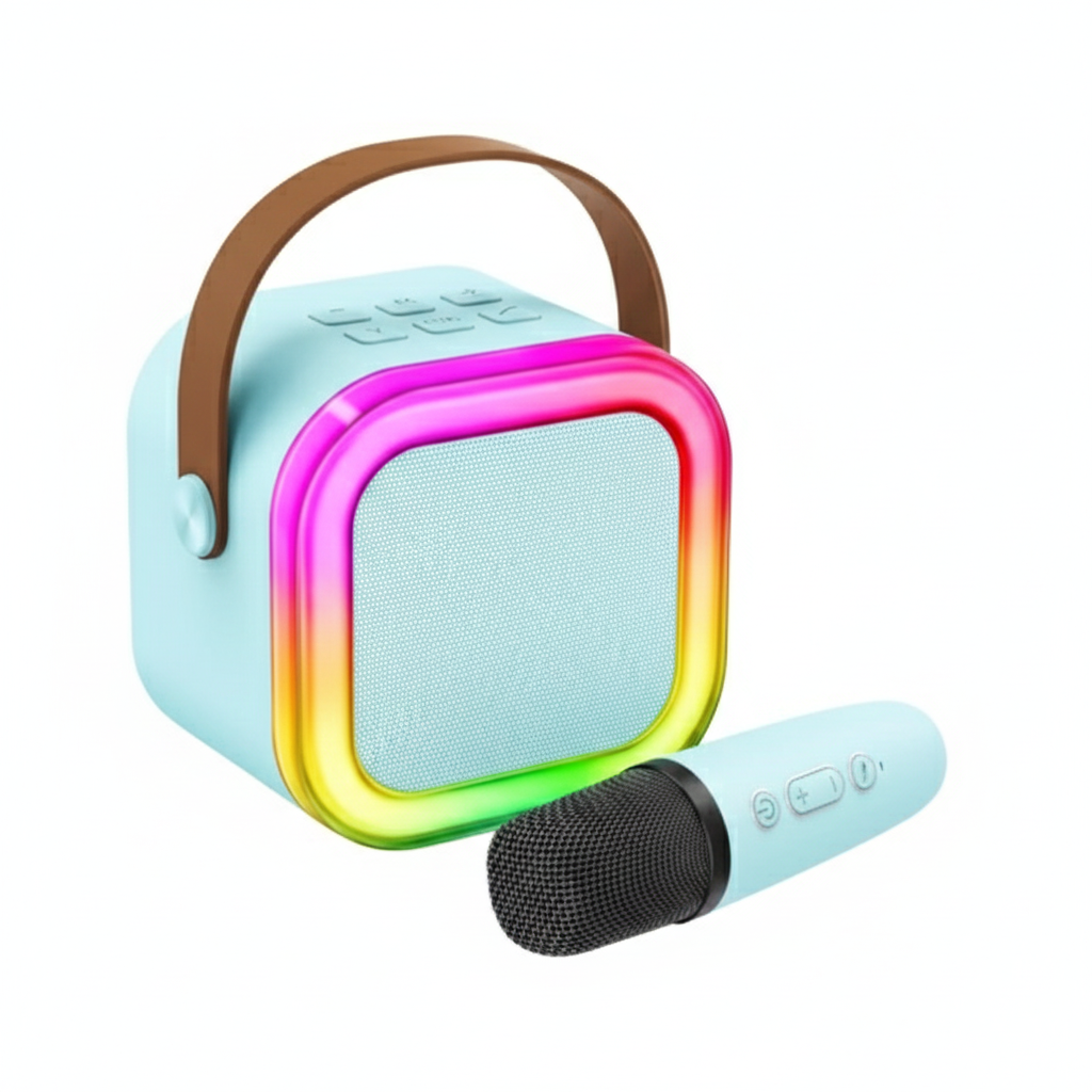 Karaoke Microphone and Wireless Speaker Sound System Set