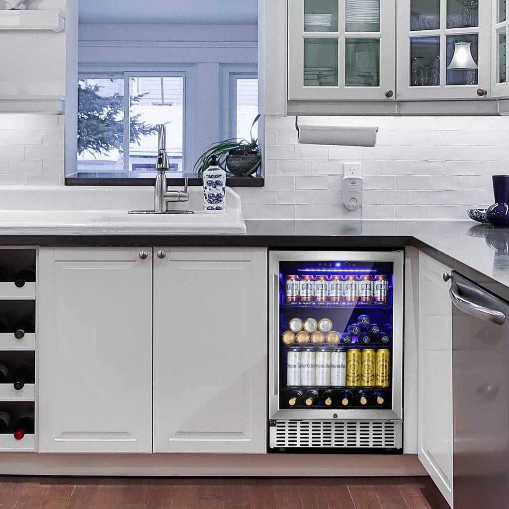 15 Inch Built-in Mini Fridge Beverage Refrigerator W5174C