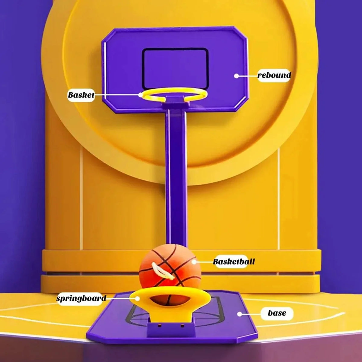 Mini Desktop Basketball Game | Interactive Educational Toy for Kids