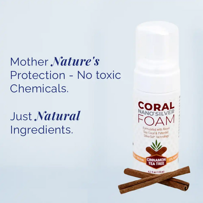 Fluoride-Free Foaming Cinnamon Toothpaste with Xylitol & Nano Silver