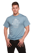 Mototrcycle Garage Men's Bamboo Viscose/Organic Cotton Short Sleeve Graphic T-Shirt