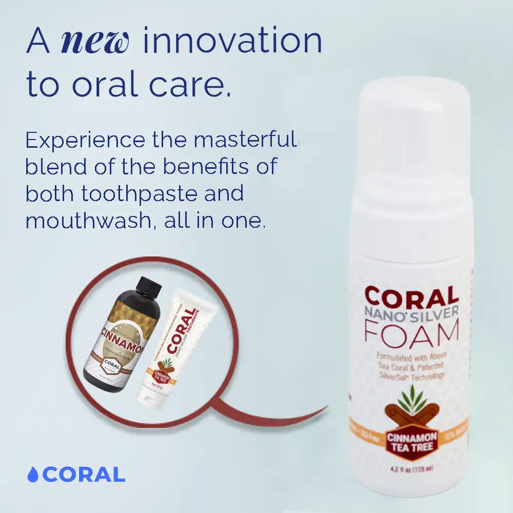 Fluoride-Free Foaming Cinnamon Toothpaste with Xylitol & Nano Silver